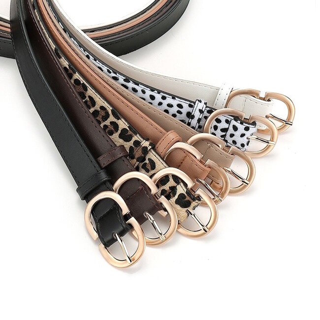 Simple Riem - Bruin | Riemmaat 90 cm | 102 x 3 cm | Kunstleer