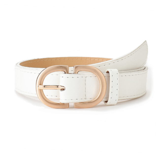 Fashion Favorite Simple Riem - Wit | Riemmaat 90 cm | 102 x 3 cm | Kunstleer