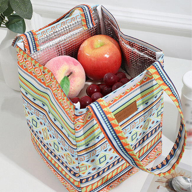 Koeltas Retro | Lunchtas | Nylon | 23 x 18 x 18 cm