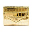 Fashion Favorite Portemonnee Croco - Goud | 11 x 9 x 1 x cm | Kunstleer