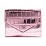 Fashion Favorite Portemonnee Croco - Roze | 11 x 9 x 1 x cm | Kunstleer