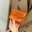 Fashion Favorite Portemonnee Croco - Oranje | 11 x 9 x 1 x cm | Kunstleer