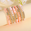 Fashion Favorite Bohemian Armbanden Set - Koraal/Roze | 7- delig | Fashion Favorite