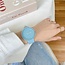 Fashion Favorite Pastel Color Horloge - Sky Blue | Siliconen | Ø 41 mm