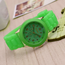 Geneva Geneva Siliconen Horloge - Groen | Fashion Favorite