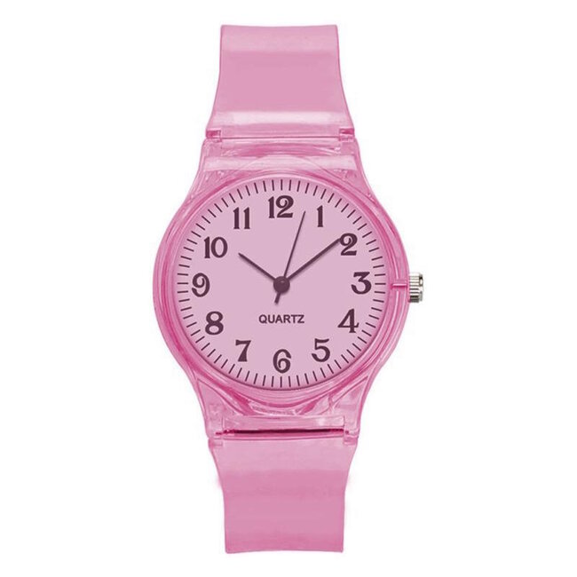 Fashion Favorite Fay Kinderhorloge - Roze | Kunststof/PVC | Fashion Favorite