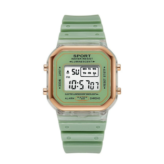 Fashion Favorite Color Digital Horloge - Groen