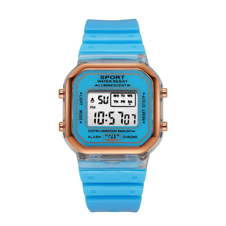 Fashion Favorite Color Digital Horloge - Blauw