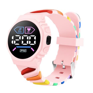 Fashion Favorite Swirl Digital Horloge - Roze