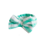 Fashion Favorite Fluffy Make-up Haarband Stripe | Mint/Wit | Badstof