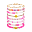 Fashion Favorite Smiley Armbanden Set - Roze
