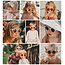 Fashion Favorite Kinder Zonnebril - Mat Blauw - Vintage - UV400