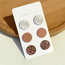 Fashion Favorite Clay Stud Oorbellen - Set #3 | Rond - Acryl | 1,8 x 1,8 cm