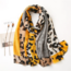 Fashion Favorite Leopard Sjaal Geel | 180 x 90 cm | Katoen / Polyester