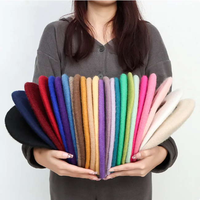 Franse Baret - Oranje | Polyacryl | One Size