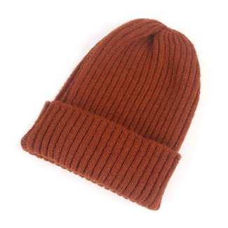 Fashion Favorite Beanie Knitted Muts - Cognac Bruin