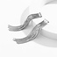 Fashion Favorite Long Tassle Oorhangers - Zilverkleurig | 10 x 1,5 cm