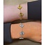 Fashion Favorite Clover Armband - Zilverkleurig | 17+5 cm | Stainless Steel