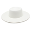 Fashion Favorite Fedora Hoed - Brim Wit