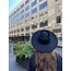 Fashion Favorite Fedora Hoed - Brim Zwart | Verstelbaar | 56 - 60 cm