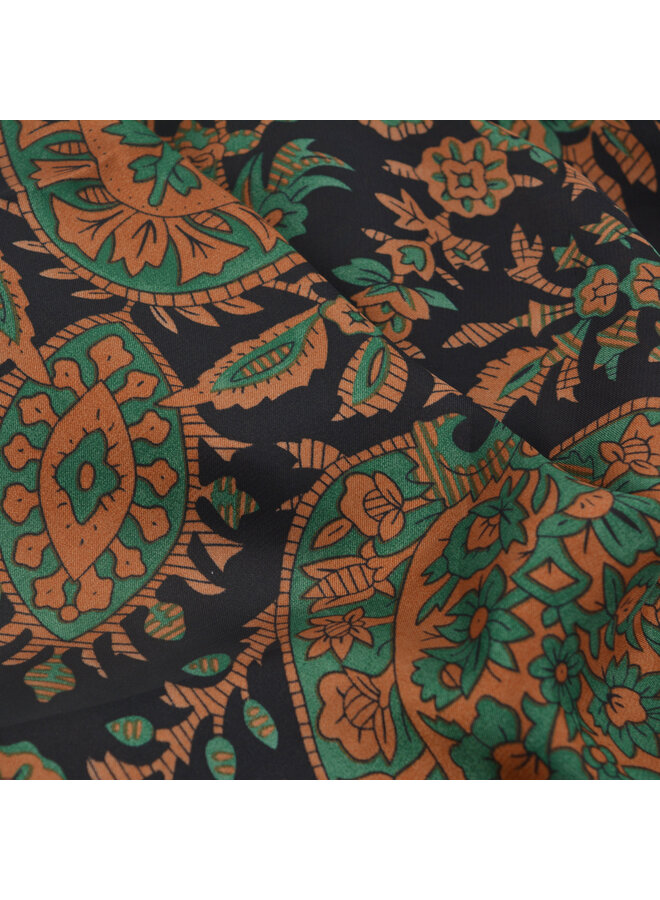 Satijnlook Sjaal - Vintage Paisley | 180 x 90 cm | 100% Polyester
