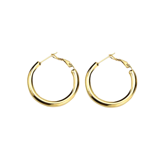 Fashion Favorite Chunky Hoops Oorringen - Goudkleurig 25 mm