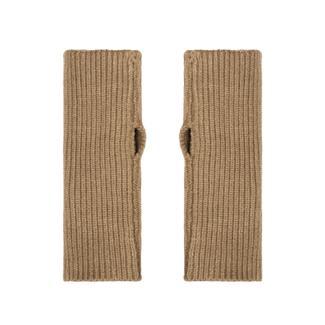 Fashion Favorite Ribgebreide Handwarmers - Beige