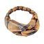 Haarband Print - Bruin | Elastische Bandana
