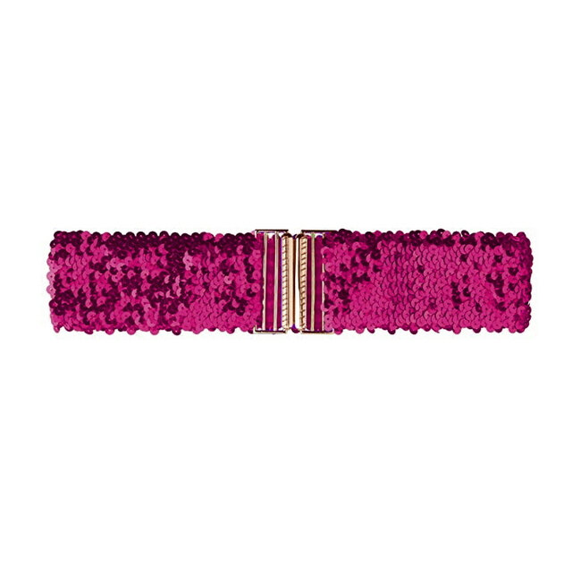 Fashion Favorite Sparkle Taille Riem - Roze | 65 - 95 cm | Elastische Glitter Riem