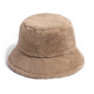 Fashion Favorite Furry Bucket Hat - Beige