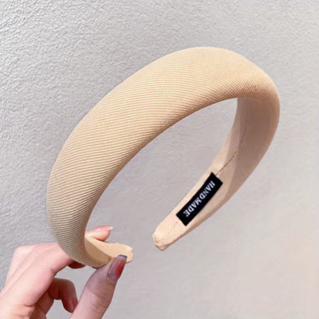 Color Haarband / Diadeem | Zand | Katoen/Polyester