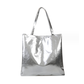 Fashion Favorite Metallic Shopper - Zilver