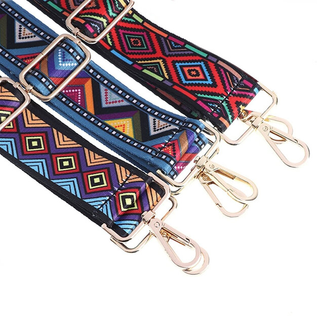 Bag Strap / Tas Riem - Colorful Ethnic #3 | Schouderriem