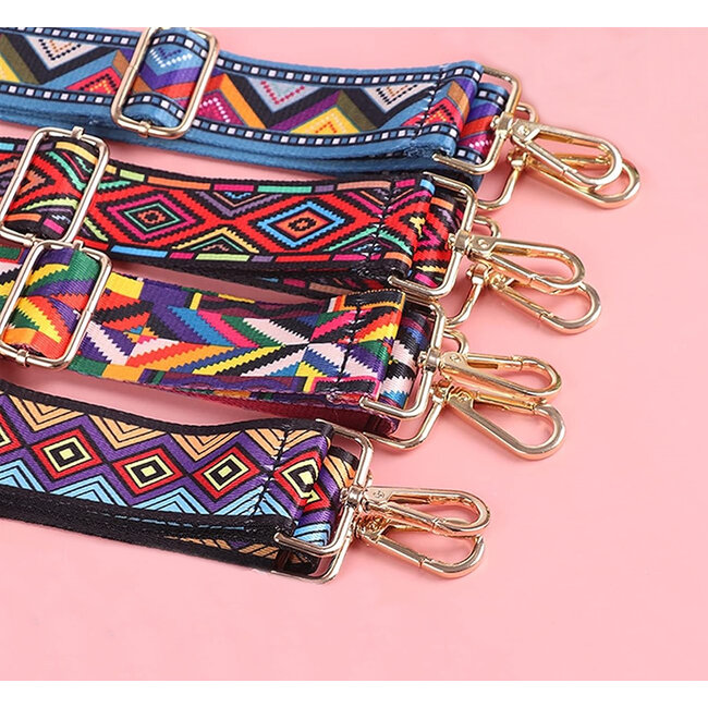Bag Strap / Tas Riem - Colorful Ethnic #1 | Schouderriem