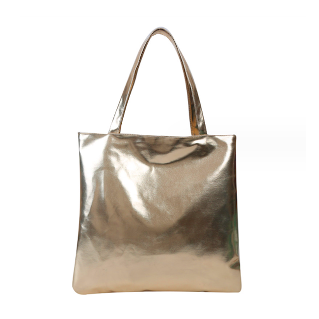 Fashion Favorite Metallic Shopper - Goud | 38 x 36,5 cm | Schoudertas | PU Leer