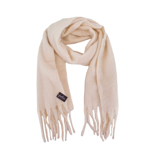 Fashion Favorite Winter Sjaal - Beige | Polyester | 190 x 45 cm