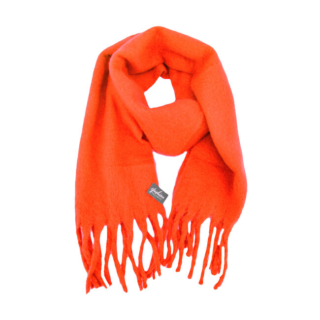 Winter Sjaal - Oranje | Polyester | 190 x 45 cm