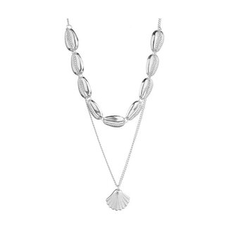 Fashion Favorite Schelp Ketting - Zilverkleurig