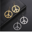 Hippie Oorbellen - Goudkleurig | Retro/Carnaval | Stainless Steel
