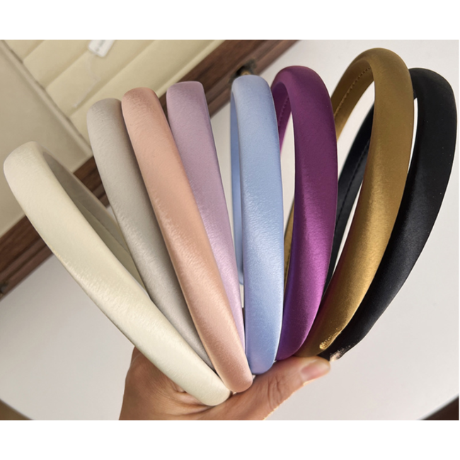 Satijn Diadeem / Haarband - Paars