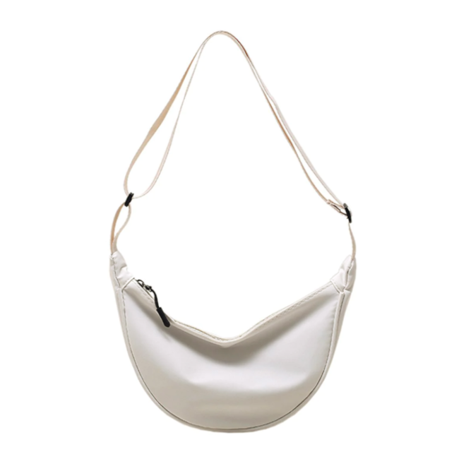 Fashion Favorite Schoudertas - Creme | 32 x 17 x 8 cm | Nylon/Polyester