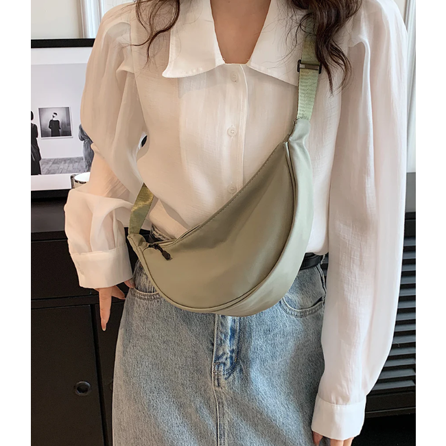 Schoudertas - Groen | 32 x 17 x 8 cm | Nylon/Polyester