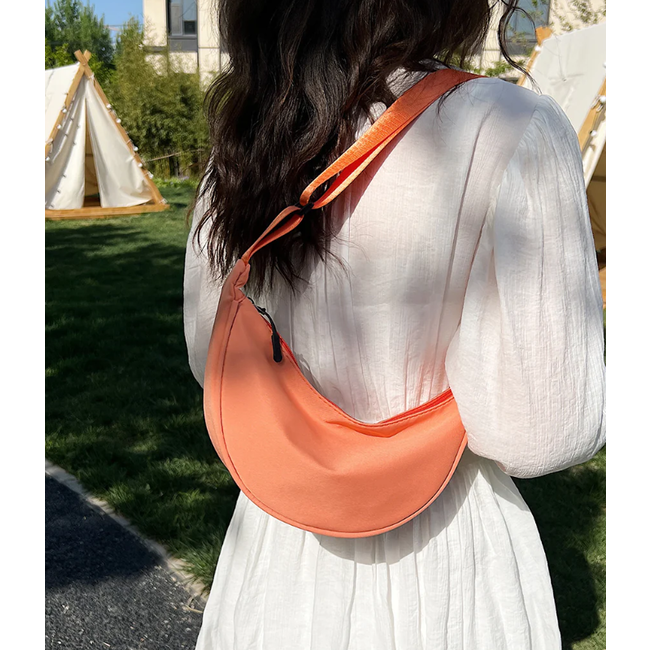 Schoudertas - Oranje | 32 x 17 x 8 cm | Nylon/Polyester