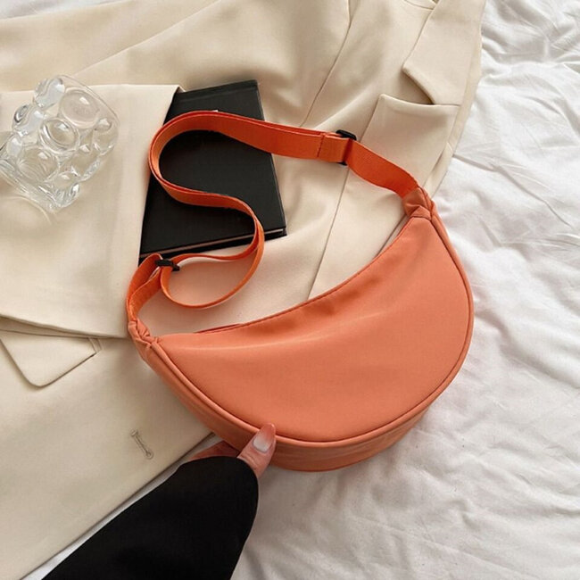 Schoudertas - Oranje | 32 x 17 x 8 cm | Nylon/Polyester