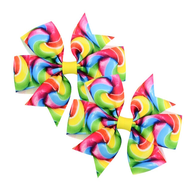 Fashion Favorite Haarstrik - Carnaval Swirl | Set van 2 stuks | Clipsluiting