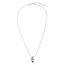 Fashion Favorite Druppel Ketting - Zilverkleurig | 40 + 5 cm | Stainless Steel