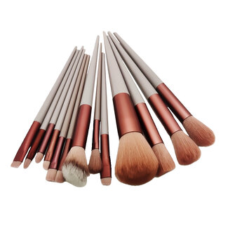 Fashion Favorite 13-delige Set Make-up Kwasten - Taupe