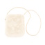 Fashion Favorite Fluffy Tasje - Milk White / Creme | 22 x 18 x 6 cm | Telefoontasje