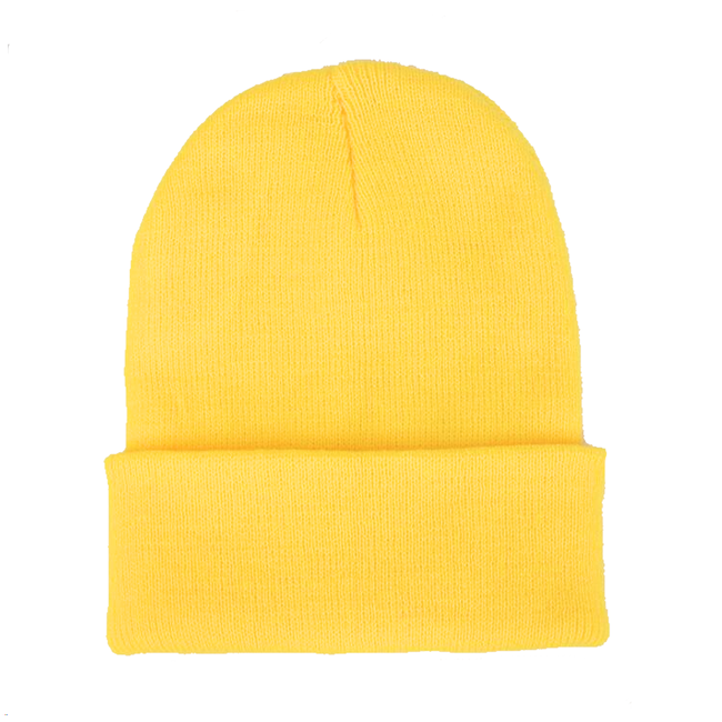 Fashion Favorite Beanie Muts Uni Geel | Polyacryl | One Size | Fashion Favorite