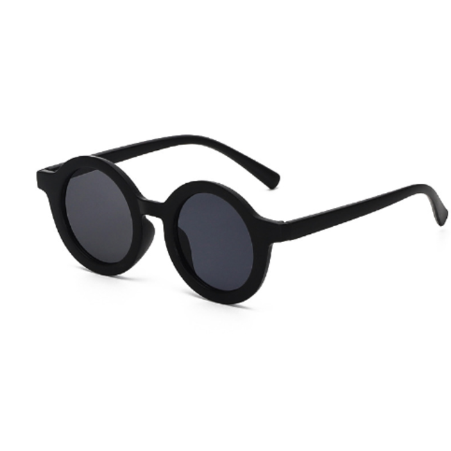 Kinder Zonnebril - Mat Zwart - Vintage - UV400